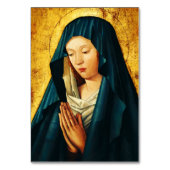 Maagd in gebed van Riga Kaart (Voorkant)