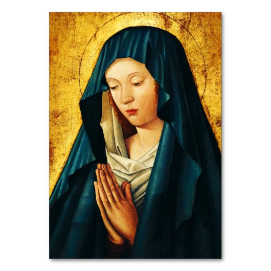 Maagd in gebed van Riga Kaart (Voorkant)