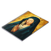 Maagd in gebed van Riga Notitieboek (Linkerzijde)