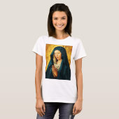 Maagd in gebed van Riga T-shirt (Voorkant volledig)