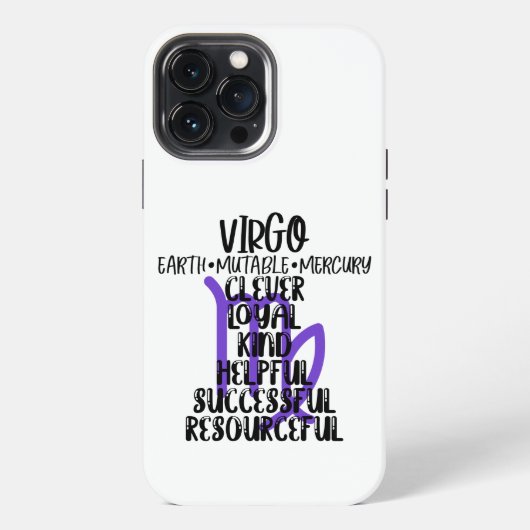 Maagd iPhone Hoesje (Achterkant)