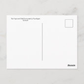 Maagd & Kind en vijf engelen van Botticelli Postc Briefkaart (Achterkant)