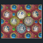 MAAGD, KIND, ENGELEN, BLOEMENKERSTKRONEN, PARELTJE CADEAUPAPIER<br><div class="desc">Elegante Renaissance Florentijnse meesterwerken van Bottega della Robbia,  rood geelbruin groene bloemen met 3D blauwe saffier edelstenen , klassieke,  levendige Renaissance beeldende kunst , meesterwerk van Bottega della Robbia ( Florence - Italië ). Cool ontwerp is eenvoudig aan te passen met uw familiefoto's.</div>