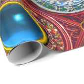 MAAGD, KIND, ENGELEN, BLOEMENKERSTKRONEN, PARELTJE CADEAUPAPIER (Rol Hoek)