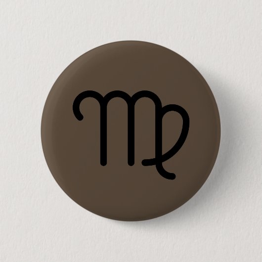 Maagd Knop Ronde Button 5,7 Cm (Voorkant)