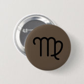 Maagd Knop Ronde Button 5,7 Cm (Voorkant /achterkant)