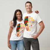 Maagd koningin Ik heb 3 kanten cadeau grappig geze T-shirt (Unisex)