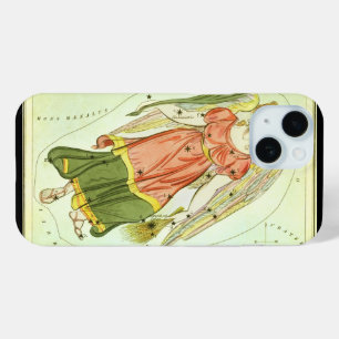 Maagd Maagd Antieke Sterrenbeeld Urania's Spiegel iPhone 15 Case
