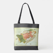 Maagd Maagd Antieke Sterrenbeeld Urania's Spiegel Tote Bag (Achterkant)