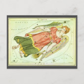 Maagd Maagd  Constellatie Urania's Mirror Briefkaart (Voorkant)