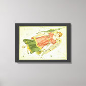 Maagd Maagd Constellatie Urania's Mirror Canvas Afdruk (Voorkant)