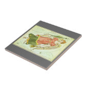 Maagd Maagd  Constellatie Urania's Mirror Tegeltje (Zijkant)