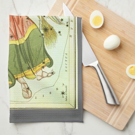 Maagd Maagd  Constellatie Urania's Mirror Theedoek (Quarter Fold)