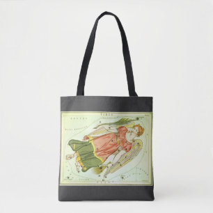 Maagd Maagd  Constellatie Urania's Mirror Tote Bag