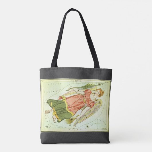 Maagd Maagd Constellatie Urania's Mirror Tote Bag (Achterkant)