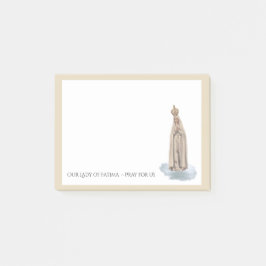 Maagd Maagd Maria Fatima Religieuze Vintage Post-it® Notes