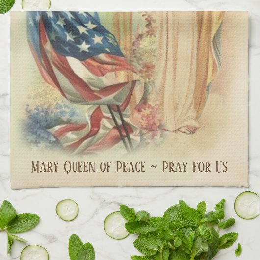 Maagd-Maagd-Mary-Amerikaans wordt gerangschikt naa Theedoek (Gevouwen)