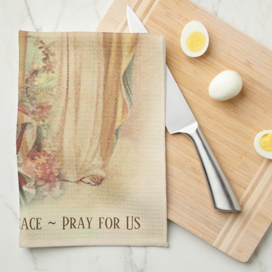 Maagd-Maagd-Mary-Amerikaans wordt gerangschikt naa Theedoek (Quarter Fold)