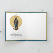 Maagd-maagd-Mary Moeder-katholieke Religieuze auto Kaart (Binnen)