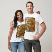 Maagd Maagd Mary, zonder geld, slaat de duivel in T-shirt (Unisex)