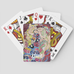 Maagd (Maiden), Gustav Klimt, Oude Art Nouveau Pokerkaarten