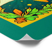 Maagd Maiden Zittend op Halve Maan Poster (Hoek)