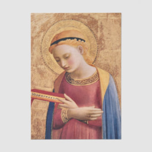 Maagd Maria aangekondigd door Fra Angelico Tissuepapier