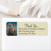 Maagd Maria Baby Jesus Lace Sympathie Condoleantie Etiket (Insitu)