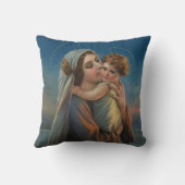 Maagd Maria Baby Jesus zonder blote maagd Kussen (Achterkant)