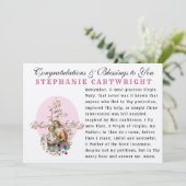 Maagd Maria Baby Jezus Katholieke Memorare Gebed Kaart (Staand voorkant)