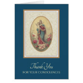 Maagd Maria bedankt medeleven (Voorkant)