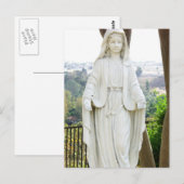 Maagd Maria Beeld Briefkaart (Voorkant / Achterkant)