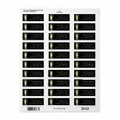 Maagd Maria-beeld Etiket (Full Sheet)