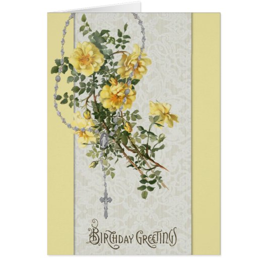 Maagd Maria Bloemrijke Rozenkrans Verjaardag Relig (Voorkant)