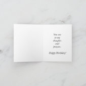 Maagd Maria die Kind in bed troost Engel Kaart (Binnen)