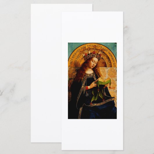 Maagd Maria door Jan van Eyck (Voorkant / Achterkant)