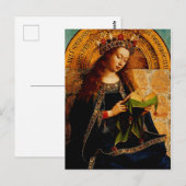 Maagd Maria door Jan van Eyck Briefkaart (Voorkant / Achterkant)