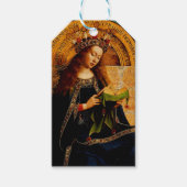 Maagd Maria door Jan van Eyck Cadeaulabel (Voorkant)