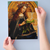 Maagd Maria door Jan van Eyck Flyer (Hand)