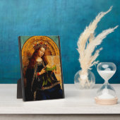 Maagd Maria door Jan van Eyck Fotoplaat (Zijkant)