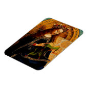 Maagd Maria door Jan van Eyck Magneet (Linkerzijde)