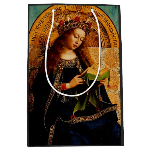 Maagd Maria door Jan van Eyck Medium Cadeauzakje (Voorkant)