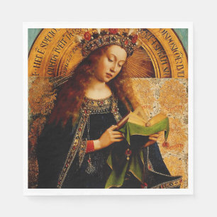 Maagd Maria door Jan van Eyck Servet