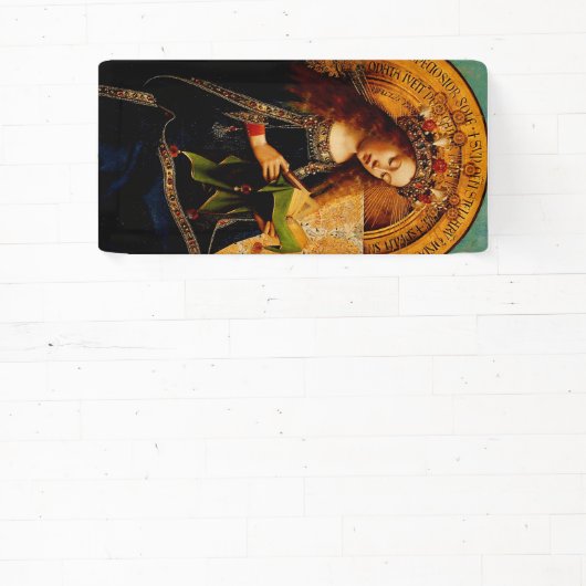 Maagd Maria door Jan van Eyck Spandoek (Insitu)