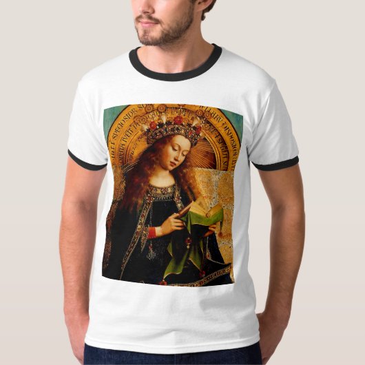 Maagd Maria door Jan van Eyck T-shirt (Voorkant)
