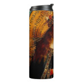 Maagd Maria door Jan van Eyck Thermosbeker (Gedraaid links)