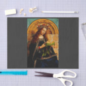 Maagd Maria door Jan van Eyck Tissuepapier (Craft)