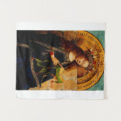 Maagd Maria door Jan van Eyck Wandkleed (Voorkant (horizontaal))