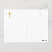 Maagd Maria Drie-Handen Icoon Religieus Briefkaart (Achterkant)