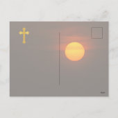 Maagd Maria Drie-Handen Icoon Religieus Feestdagenkaart (Achterkant)
